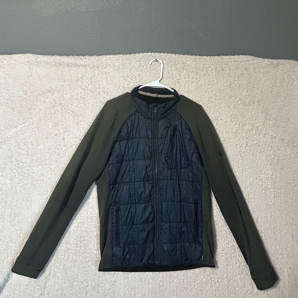 Smartwool Corbet Jacket Blue And Gray  Merino Blend Mens Large. Gorpcore Outdoor - Picture 1 of 14